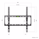 Soporte Inclinable TV 21-75 Pulgadas Serpis-Hogar SPTV15 VESA 400x400 (45 kg)