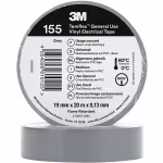 Cinta Aislante de PVC 3M Temflex 155 19 mm x 20 m Gris