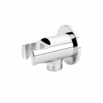Toma de Agua Redonda 1/2" con Soporte de Ducha Aquassent (Ref. 030000SAL1