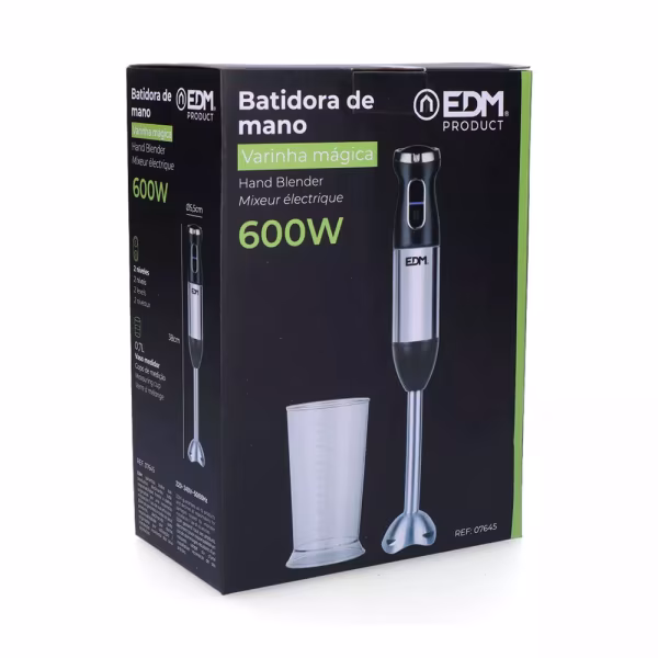 EDM BATIDORA DE MANOS 600 W + VASO