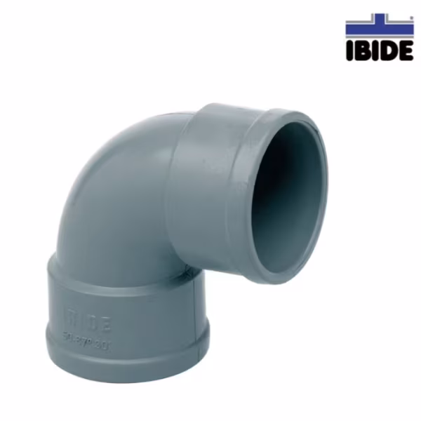Codo de PVC Evacuación Serie B 87° Hembra-Hembra Ø32 mm Ibide