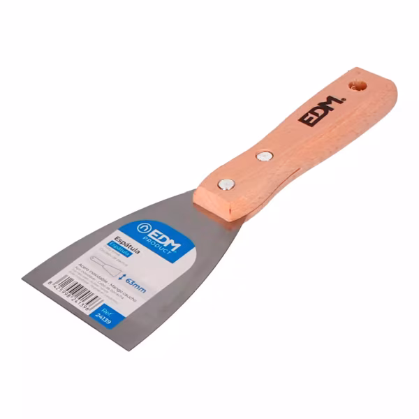 Espátula Flexible de Acero EDM Serpis-Brico 63 mm