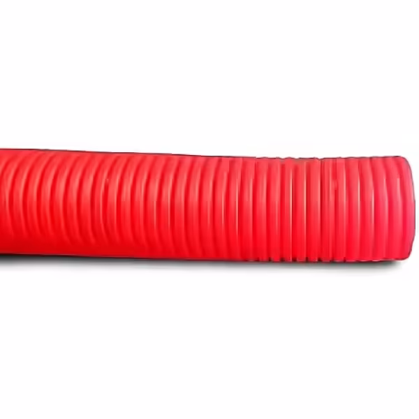 Tubo Corrugado Fontanería Rojo Aiscan Ø13.5mm 100m (100 MT)
