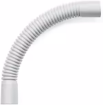 Curva Flexible PVC Enchufable Aiscan Gris