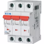 Interruptor automático Eaton 3P 10A PLS6-C10 6kA