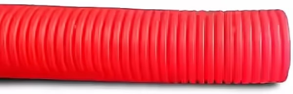 Tubo Corrugado Fontanería Rojo Aiscan